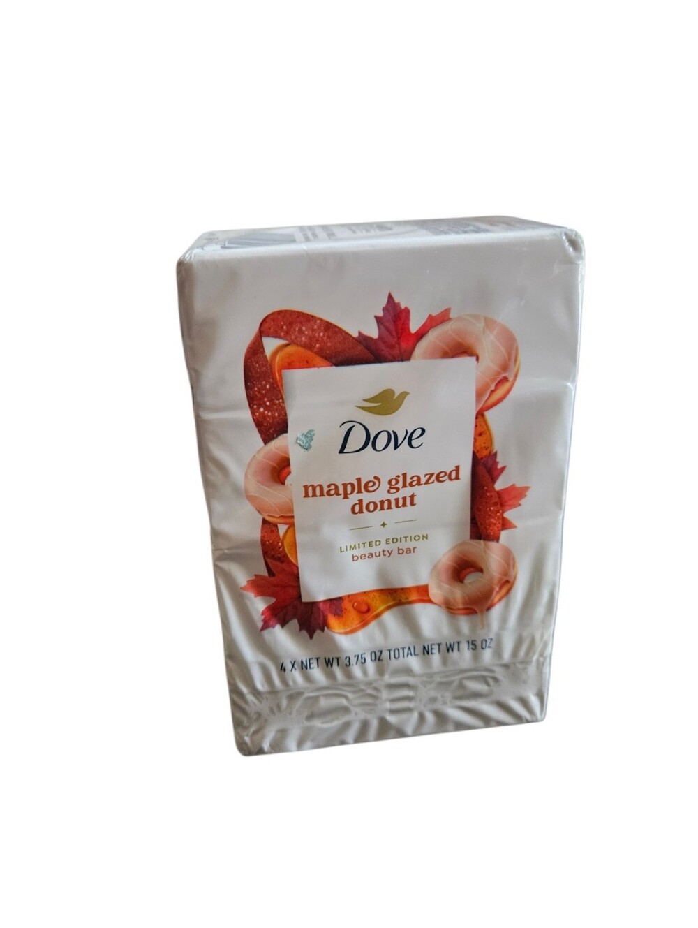 Dove Limited Edition Maple Glazed Donut Beauty Bar 4pk